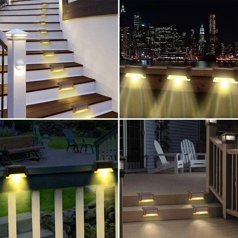 48% OFF LAST DAY PROMOTIONS-LED Solar Lamp Path Staircase Outdoor Waterproof Wall Light