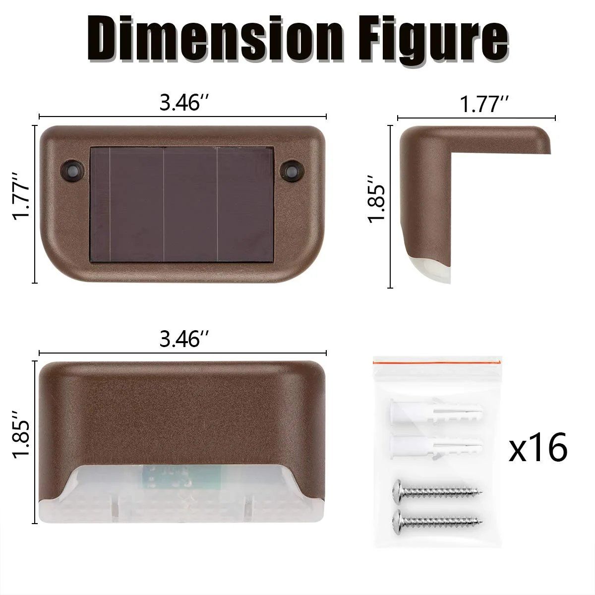 48% OFF LAST DAY PROMOTIONS-LED Solar Lamp Path Staircase Outdoor Waterproof Wall Light