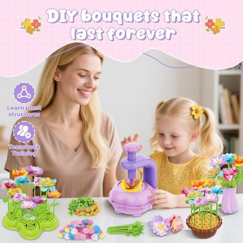 🔥Fabric Flower Bouquet Craft Kit – DIY Arts & Crafts for Kids Ages 4-16, Creative Toy Gift