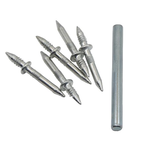 100PCS Double-Head Skirting Thread Seamless Nail
