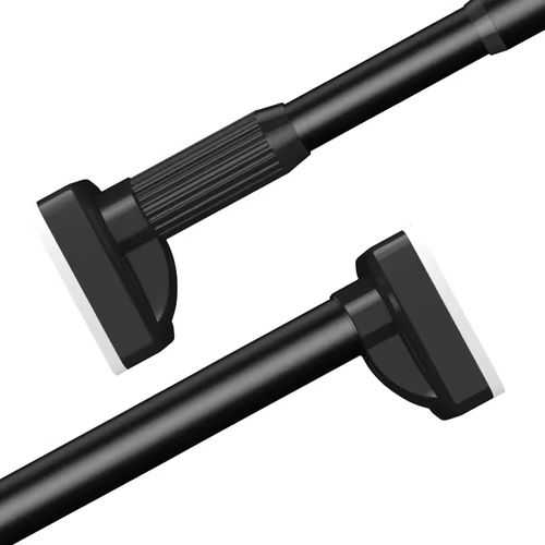 New Small Adjustable Hanging Clothes Drying Rod Closet Telescoping Clothing Rods Towel Bars Metal Telescopic Rod for Home