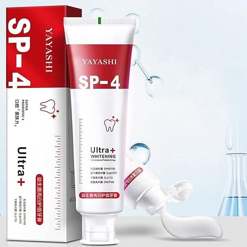🔥Last Day 49% Sp-4 Probiotic Whitening Toothpaste, Ultra Whitening Toothpaste, Sp-4 Ultra Whitening (Red)