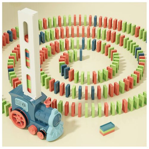 Kids Games Domino Train Toys