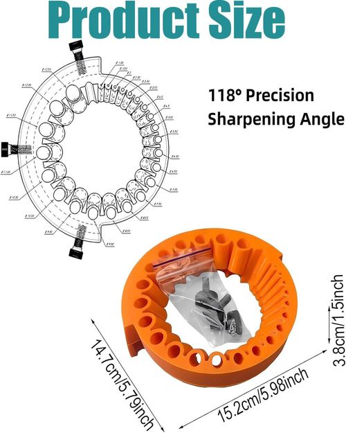 🔥Multipurpose Drill Bit Sharpener for Angle Grinders