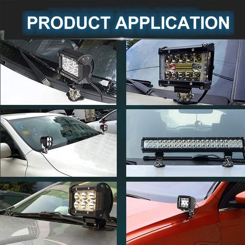 Led Light Bar Mounting Brackets 2Pcs