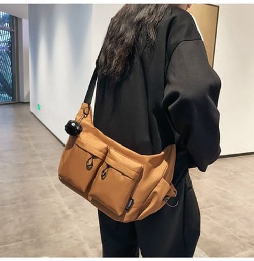 Women's shoulder bag Korean style large capacity messenger bag workwear canvas bag