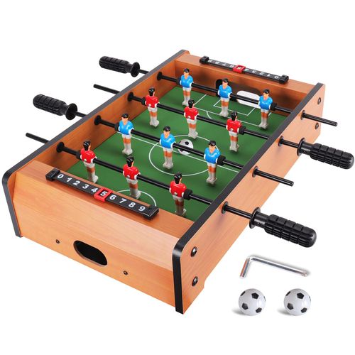 Mainstreet Classics 20-Inch Table Top Foosball Soccer Game, Brown