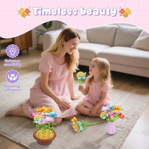 🔥Fabric Flower Bouquet Craft Kit – DIY Arts & Crafts for Kids Ages 4-16, Creative Toy Gift