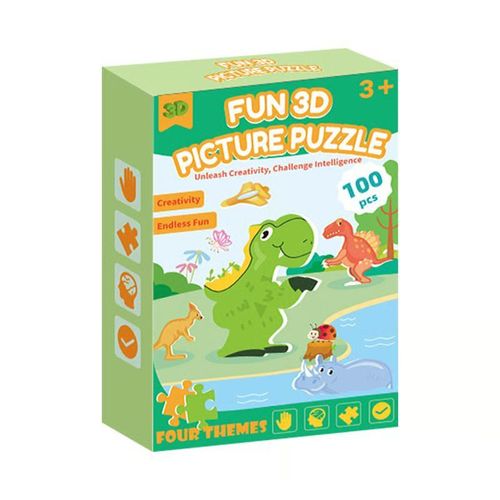 3D Animal Puzzle Set for Kids