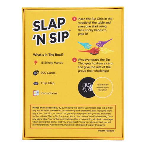 Hilarious Drinking Game with Sticky Hands