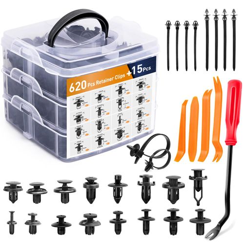 Car Fastener Box Set  (620PCS)