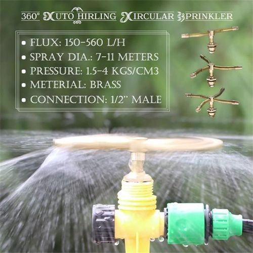 3 4 Arm Automatic Rotary Sprayer