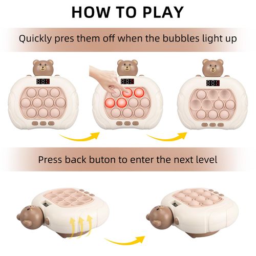 Pop The Target! Handheld Speed Push Game Machine