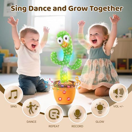 Kenya Kids' Cactus Toy: Dances, Talks, Sings 120 English Songs💖