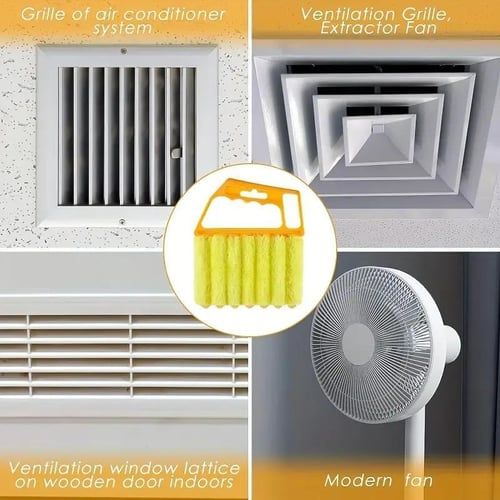 🏆Flash Sale⚡All-Purpose Washable Cleaning Brush – Blinds, AC Vents & Window Tracks