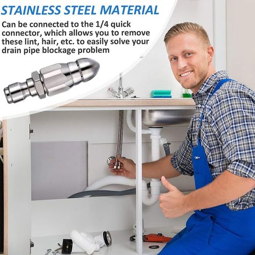 🌀1 4 Quick Connect Stainless Nozzle Set