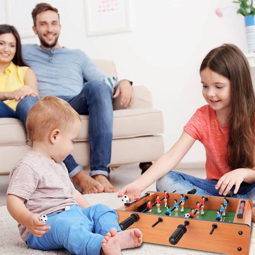 Mainstreet Classics 20-Inch Table Top Foosball Soccer Game, Brown