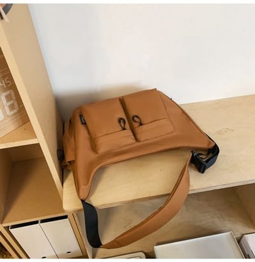 Women's shoulder bag Korean style large capacity messenger bag workwear canvas bag