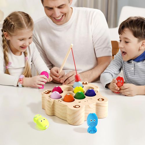Kenya Preschool Frog Fishing: Montessori Fun, Learn Colors & Skills💖
