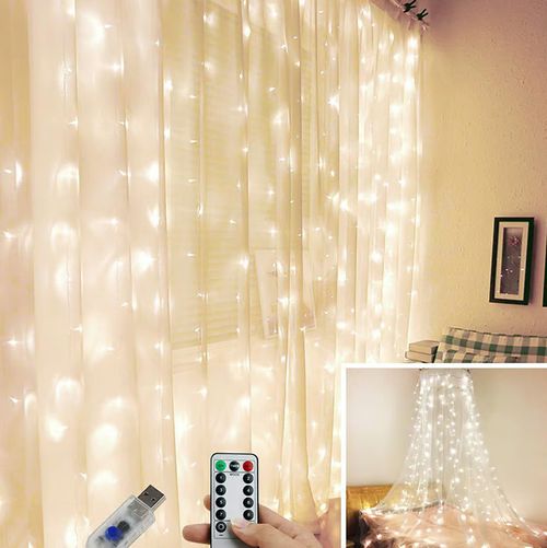 LED Decorative Rainbow curtain lights