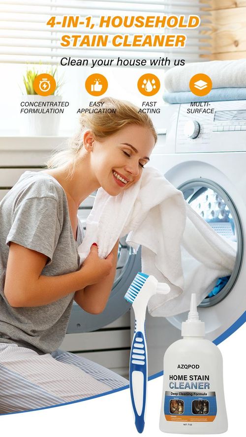 AZQPOD & BUBCLEAN Mold Remover Gel with Scrub Brush (3pcs)