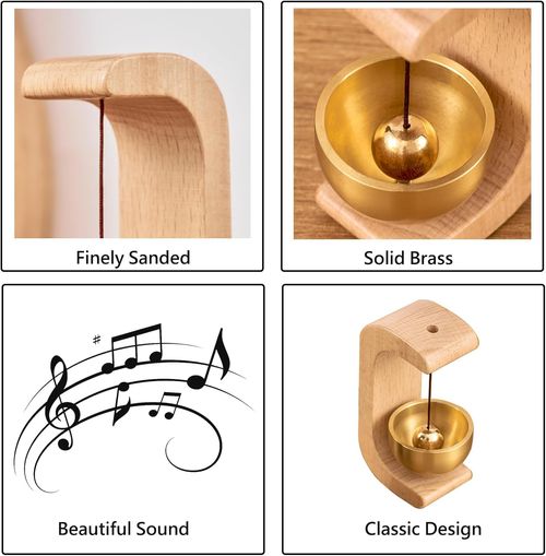🔥Last Day 49% OFF - Suction Door Type Solid Wood Wind Chime