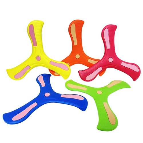 Hand Tossed Three-Leaf Boomerang（blue colour)