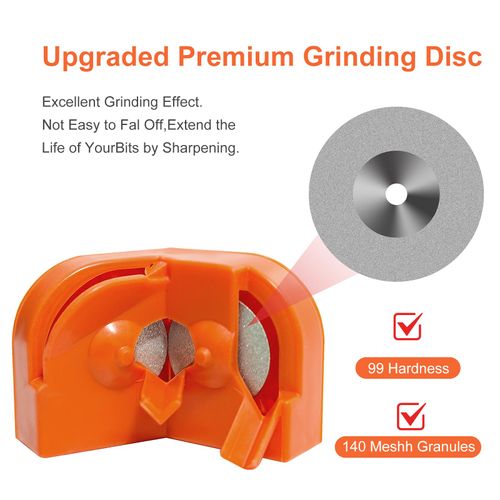 Drill Bit Sharpener Tool with Grinding Wheels