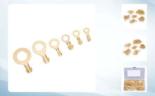 150PCS Cable Lugs Brass Wire Lugs
