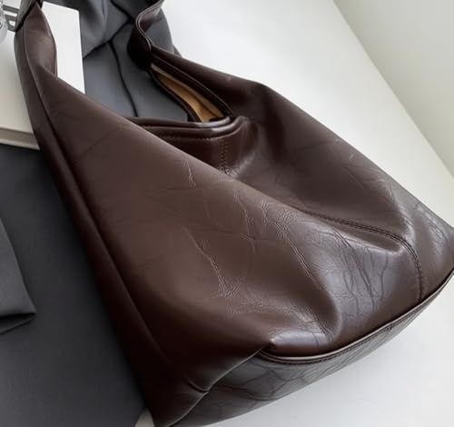 Women's Large Handbags Hobo Bag | Soft Faux Leather Slouchy Shoulder Bag & Daily Use Tote Purse For Office, Collage