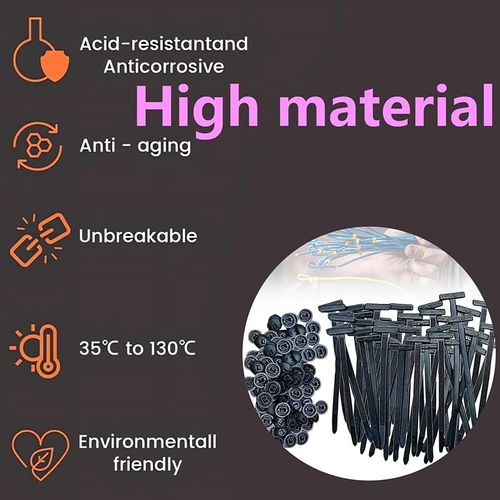 50PCS Nylon Universal Cable Tie Buckle