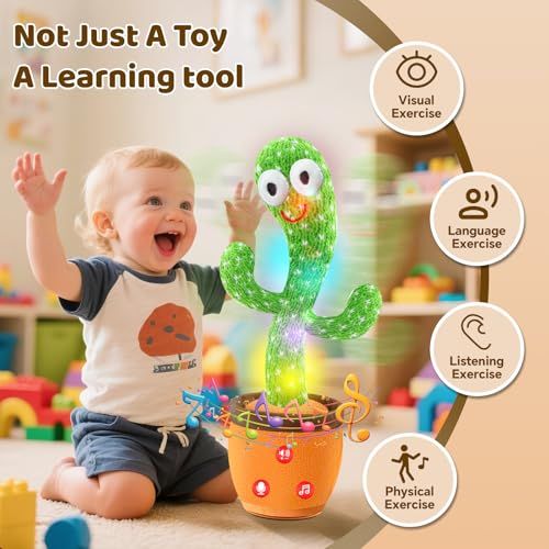 Kenya Kids' Cactus Toy: Dances, Talks, Sings 120 English Songs💖