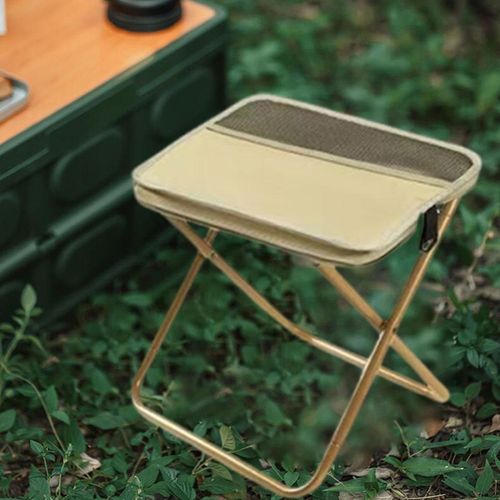 Camping Foldable Stool Easy to Carry Premium Multifunctional Portable Bag Stool Oxford Cloth for Fishing Travel Garden Hiking