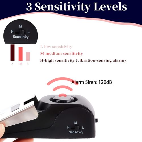 Portable Door Stop Security Alarm