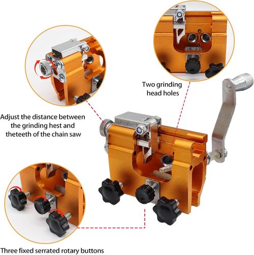 Chainsaw Chain Sharpening Jig