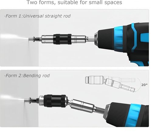 Magnetic swiveling bit tip holder