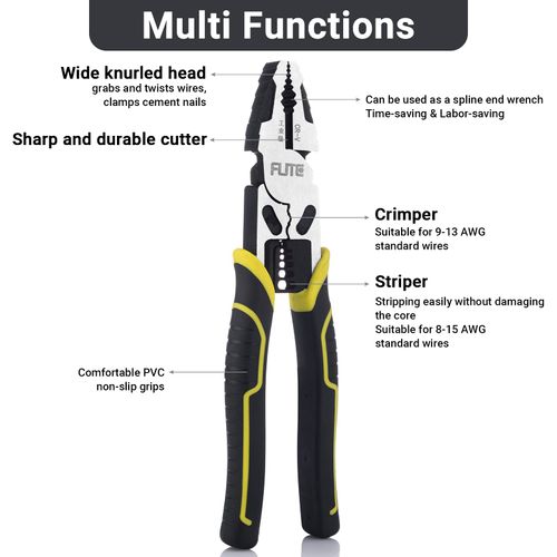 4-in-1 Pro Lineman Plier Tools(Yellow