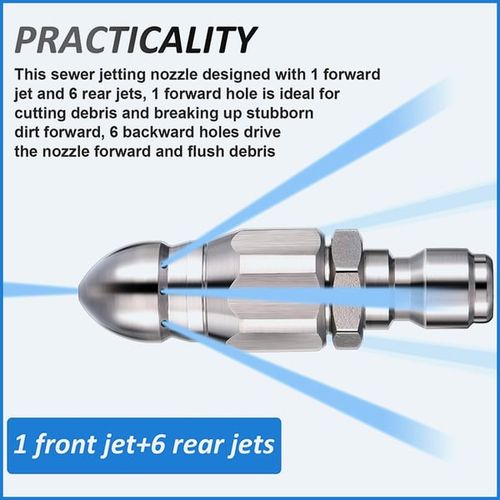🌀1 4 Quick Connect Stainless Nozzle Set