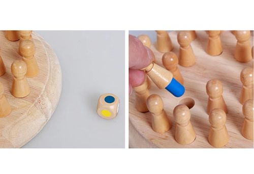 Wooden Memory Match Stick Chess