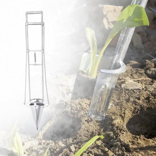 Seedling Transplanter Long Handled Bulb Planter Vegetable Seedling Tool
