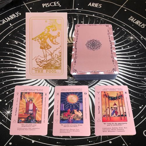 🔥Explore the Mystical World of Tarot Gold Foil Tarot