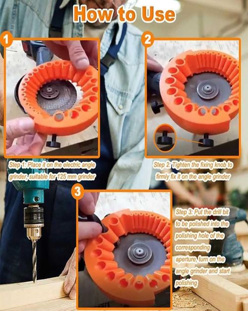 🔥Multipurpose Drill Bit Sharpener for Angle Grinders
