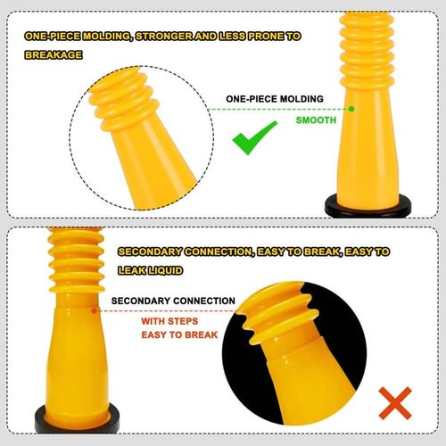 Upgraded Replacement Gas Can Spout with Flexible Nozzle, Fit for Most 1 2 5 10 Gal Can