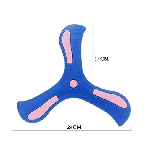 Hand Tossed Three-Leaf Boomerang（blue colour)