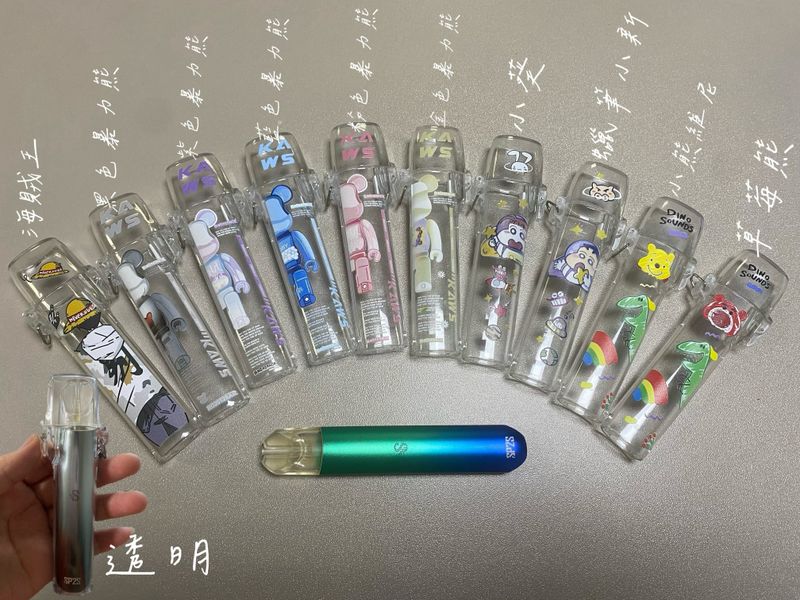 一代主機通用保護套 防摔 可愛卡通印花 透明 帶鏈條 台灣現貨