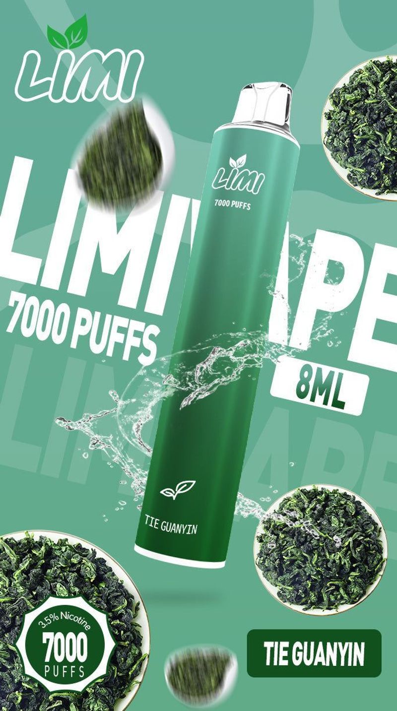 台灣現貨-Limi7000口拋棄式電子煙  煙油容量更高 口味更優化
