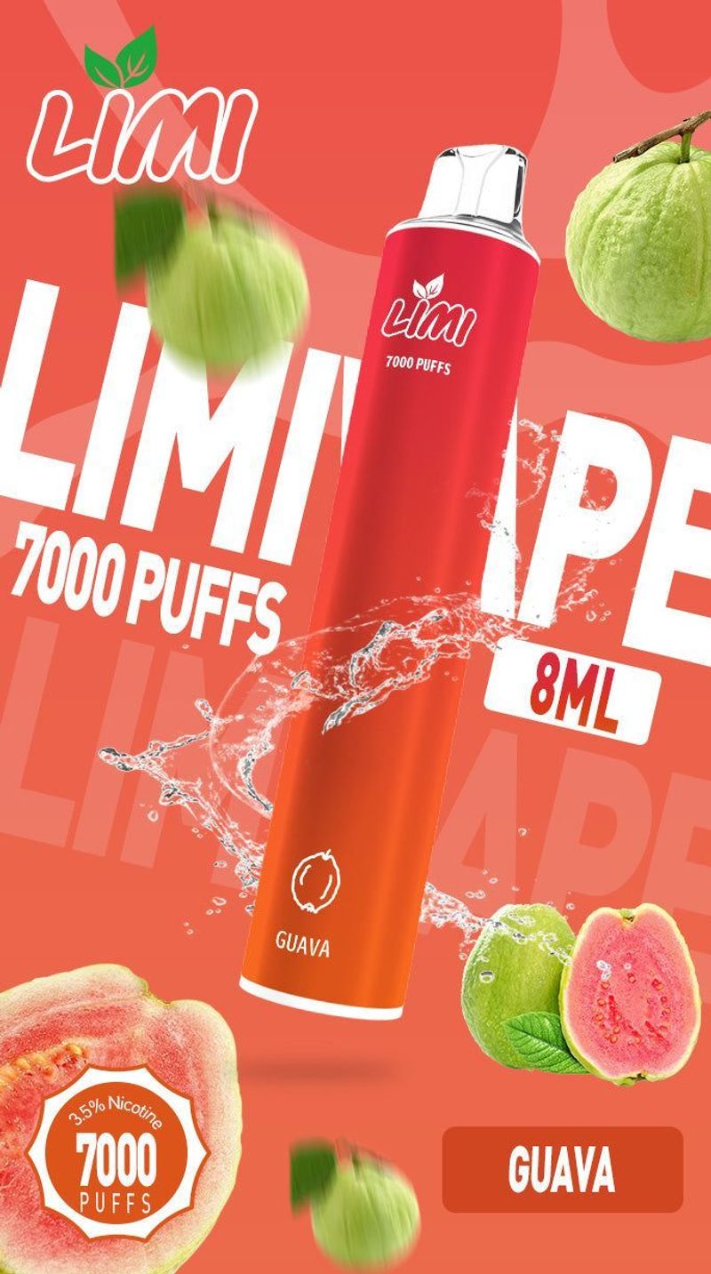 台灣現貨-Limi7000口拋棄式電子煙  煙油容量更高 口味更優化