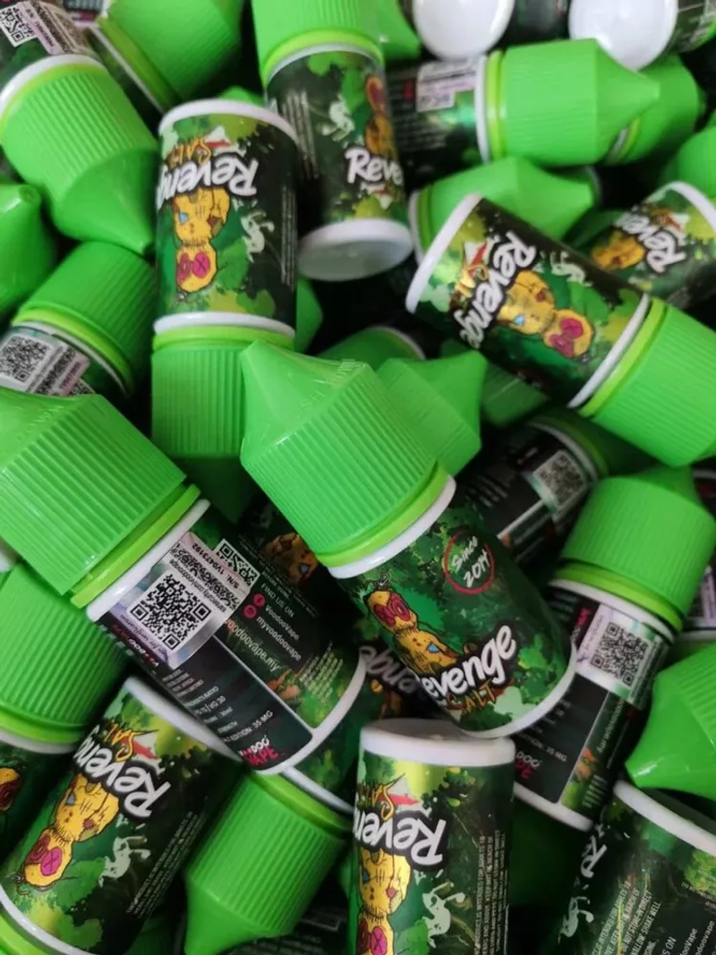 马来西亚VOODOO巫毒娃娃超带感烟油，30ml装35mg尼古丁含量，购五赠一享特色口味！