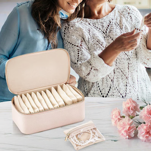 🔥Travel Jewelry Box with Small Pouches