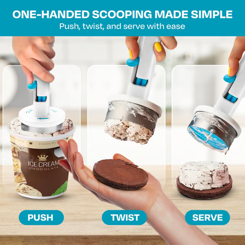 Easy Release Sandwich Ice Cream Cookie Scoop